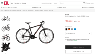 Bicicleta Trekking Evado 3.0 28'' Kross por 133,80€