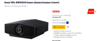 Sony VPL-XW5000 home cinema beamer voor €3999 bij Bol.com