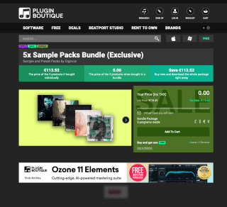 5 Paquetes de sonido Gratis Plugin Boutique