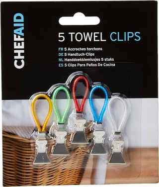 Chef Aid Tea Towel Clips for Just £1