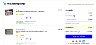 1+1 gratis op Jan van Haasteren en Wasgij puzzels bij Bol