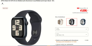 Apple Watch SE 2023 40mm voor €229 bij de MediaMarkt