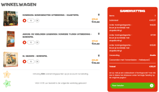 30% stapelorting op Dominion, El Grande & De Legenden van Andor bij 999games