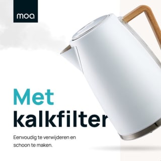 MOA Waterkoker 1.7 liter Modern voor €29,99 bij bol.com