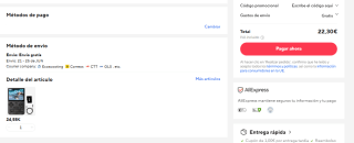 Consola juegos portátil GAMINJA K36 con pantalla IPS de 3,5 pulgadas, memoria 64GB por 22,55€