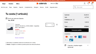 Converse Chuck Taylor All Star Unisex de ante por solo 27,16€