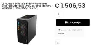 Lenovo Legion T5 26ARA8 - Desktop computer voor €1.506,53 bij Caps