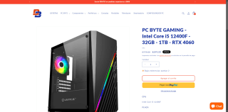 Ordenador Gaming con i5 12400F y RTX 4060 por 699€