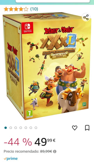 Astérix & Obélix XXXL: The Ram From Hibernia Collector Edition Nintendo Switch por 49,99€.