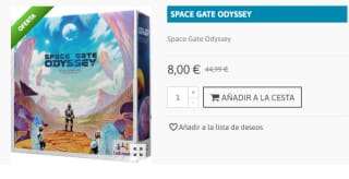 Juego de Mesa Space Gate Odyssey por 8€