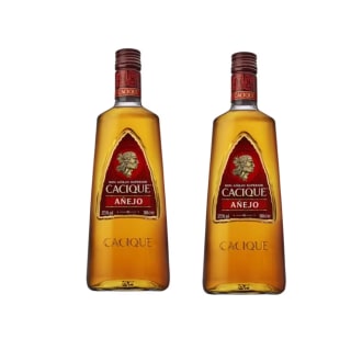 2 Botellas Ron añejo superior CACIQUE botella 1 litro por solo 25,34€
