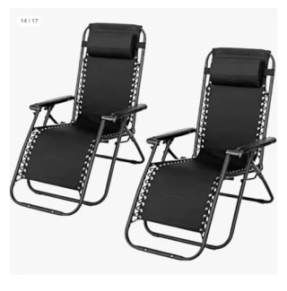 Pack 2 Tumbonas de Exterior Plegables Gravedad Zero por 61.2€ (Cuenta Nueva 49.2€)