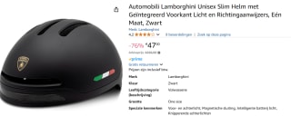 Lamborghini Smart Helmet advanced voor €47 bij Amazon