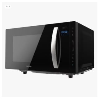 Microondas sin plato GrandHeat 2300 Flatbed Touch Black. Capacidad 23 litros, Potencia 800 W, 8 Funciones preconfiguradas, Temporizador hasta 95 min por 69.81€