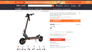 Scooter électrique KuKirin G2 15Ah 48V 800W à 489€
