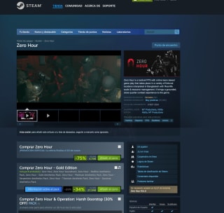 Juego Zero Hour Steam por solo 4,74€