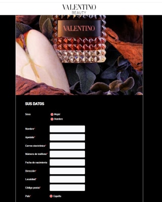 Muestra gratis Perfume Valentino