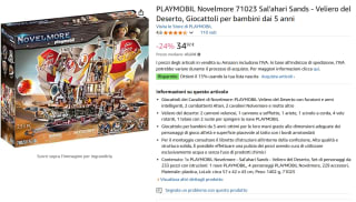 PLAYMOBIL Novelmore Sal'ahari Sands - Zandstormbrekers - 71023 voor €34,92 bij Amazon
