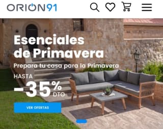 Hasta -35% en Esenciales de Primavera desde Orion91.