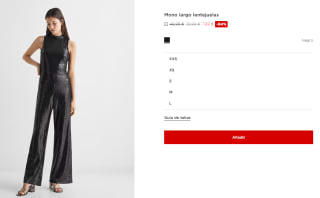 Mono largo de lentejuelas para Mujer por 7.99€