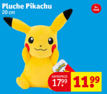 Pokémon knuffel - Pikachu 20 cm voor €11,99 bij Kruidvat