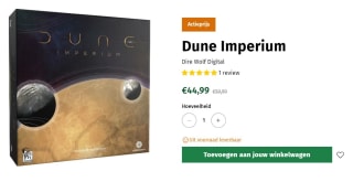 Dune Imperium - bordspel - Engelstalige uitgave voor €44,99 bij Speldorado