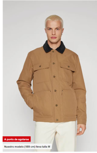 Chaqueta para Hombre Hollister Co. CHORE JACKET por 36€