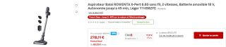 Aspirateur Balai ROWENTA X-Pert 6.60 sans fil à 278,11€
