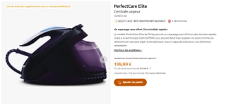 Centrale vapeur Philips PerfectCare Elite GC9650/80 à 199€