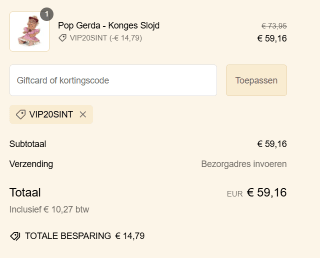 Code voor 20% korting op je bestelling bij HelloArchie