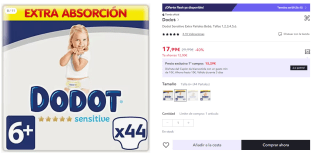 Hasta 30% + 50% EXTRA descuento en productos Cuidado Bebe ofertazas