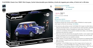 Classic Cars Mini Cooper de Playmobil por 35,89€