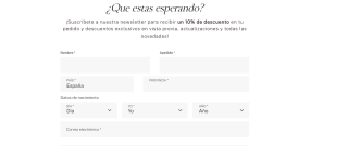 10% de descuento para tu primera compra en Vixtoria's Secret