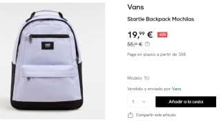 Mochila Vans Startle Backpack por 19.99€