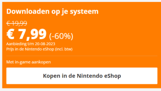 Sonic Mania voor €7,99 in de Nintendo Switch e-Shop