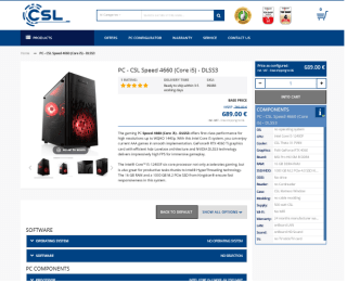 PC CSL 4660 i5-12400F RTX 4060 8GB 16 GB de RAM 3200 por 679,90€