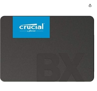 Disco Crucial BX500 1TB 3D NAND SATA 2.5 pulgadas SSD interno - Hasta 540MB/s (Edicion Acronis) por 42.99€