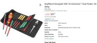 Wera Kraftform Kompakt VDE 16 Universal 1 Wisselklingset Elektronica voor €47,61 bij Amazon