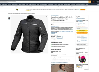 Chaqueta Tucano Urbano 8209var-327159-sfp moto touring 4 estaciones 4stroke Mujer por 62,36