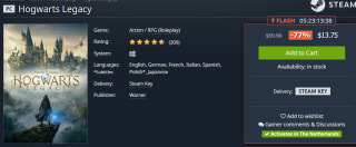 Hogwarts Legacy voor €12,59 bij Gamesplanet