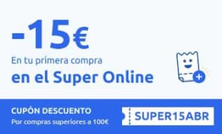 15€ descuento EXTRA en Carrefour en tu compra