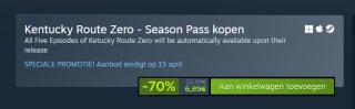 Kentucky Route Zero: voor €6,89 via Steam