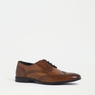 Obtain River Island men's leather brogue derby shoes available at eBay for £10