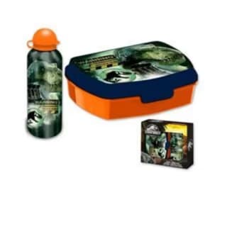Set de sandwichera y botella de aluminio 500ml Parque Jurásico por solo 5,99€