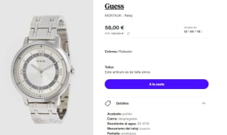 Reloj para Mujer Guess MONTAUK por 58€
