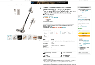 Aspiradora Dreame U10 Inalámbrica a tan solo 99€