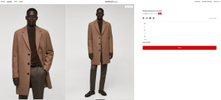 Abrigo ligero lana reciclada Mango Hombre por solo 32,39€