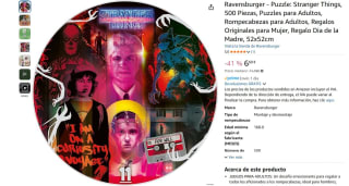 Puzzle marca RavensburgerStranger Things, 500 Piezas por 6,24€