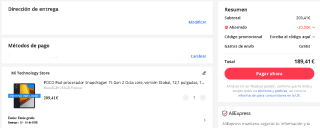 POCO Pad versión Global, 12,1 pulgadas 8GB+256GB por 189,41€