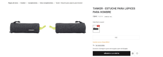Estuche para Lápices de hombre Tanker marca DC Shoes por 7,99€